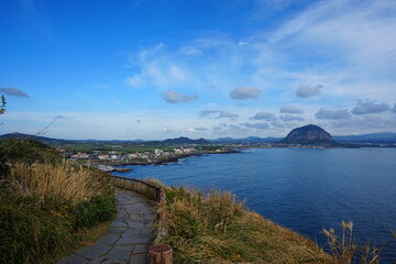 seaside walkway and fine sea view