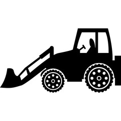 Front Loader Truck Icon