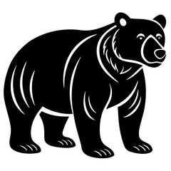 Cute Bear vector cartoon illustration