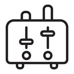 toaster line icon