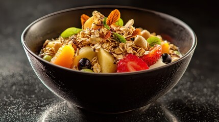 Healthy Smoothie Bowl with Toppings