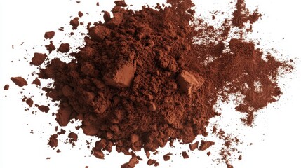 Rich Cocoa Powder Pile for Baking and Cooking Uses in Kitchen Settings