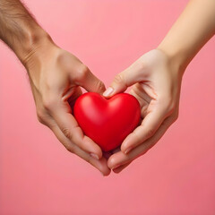 Obraz premium two hands one heart