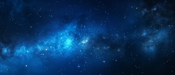 Fototapeta premium the Beauty of a Starry Night Sky. Dreamy Night Sky