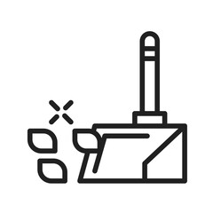 Dustpan icon vector image. Suitable for mobile apps, web apps and print media.