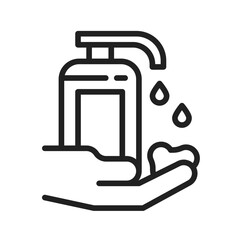 Handwash Soap icon vector image. Suitable for mobile apps, web apps and print media.