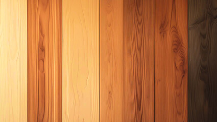 Fototapeta premium Variety of Wood Panels in Natural Tones.