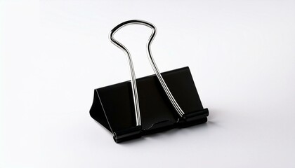 Black Binder Clip: Minimalist Still Life Photography