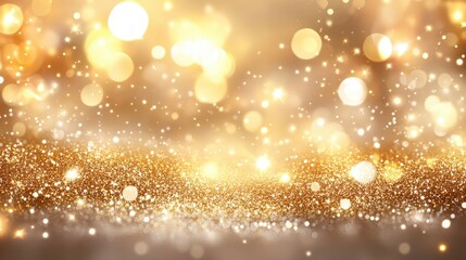 A gold background with many small gold circles