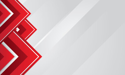 Red white professional geometric abstract background