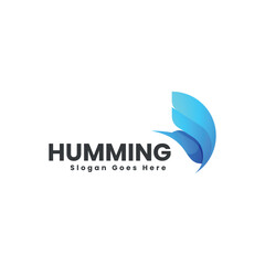 Humming Gradient Colorful Logo