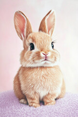 Obraz premium Adorable Baby Bunny Portrait