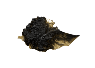 Ethiopia Map Golden Metallic Texture Map Gold Reserves And Gold Mining Concept 3D Illustration