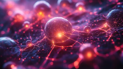 Vibrant Neuronal Connections: Pulsing Energy in the Cosmic Network