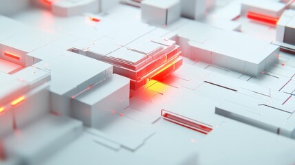 Modern Innovation with High-Tech Elements and Clean Lines