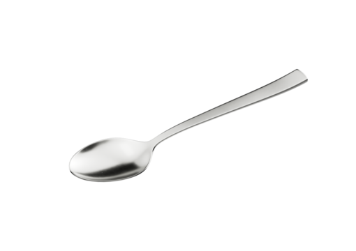 A Gleaming Metal Spoon With Its Elongated Handle And Rounded Bowl 3D Illustration