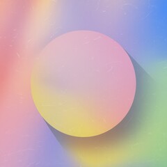 Abstract background with colorful circle in the middle. Space for text
