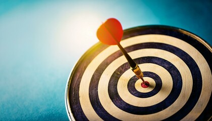 dart board with darts