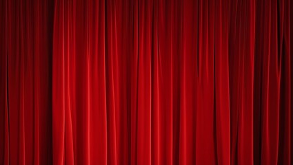 red theater curtain