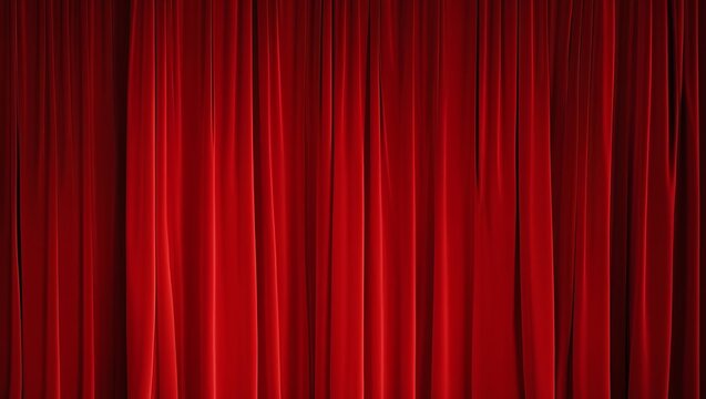 red theater curtain