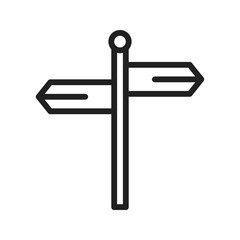 Directions icon vector image. Suitable for mobile apps, web apps and print media.