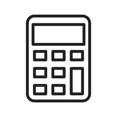 Calculator icon vector image. Suitable for mobile apps, web apps and print media.