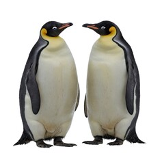 Fototapeta premium Emperor Penguin isolated on white background