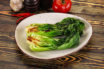 Asian grilled Pak Choy salad