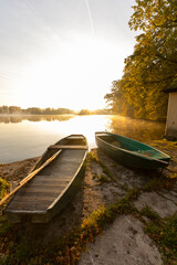 boat on the lake