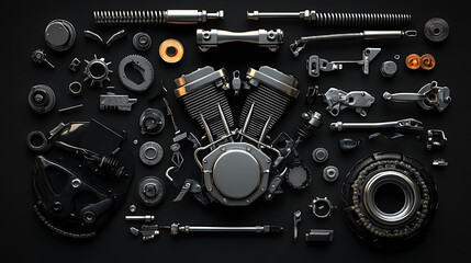 Motorcycle parts, wallpaper, the technological advances in two-wheel drive systems
