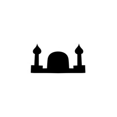 black mosque dome