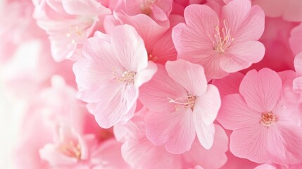 Fototapeta premium Simple valentine background with copy space. Pink pastel color.