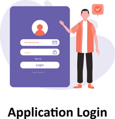 App Wireframe Vector Illustration