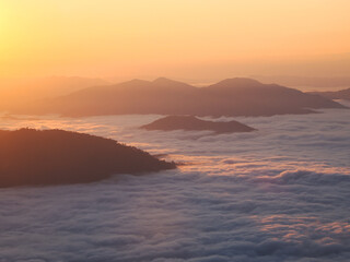 Pha Tung Mountain at Chiang Rai , Thailand