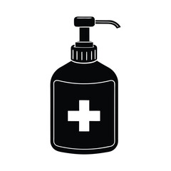 Sanitizer Bottle High Quality Hygiene Product Illustrations for Creative Projects