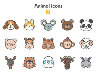 動物のアイコン集2