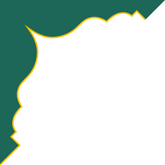 islamic corner decoration