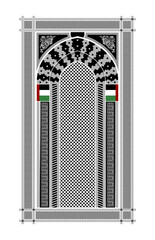 moslem prayer mat pattern palestine pattern