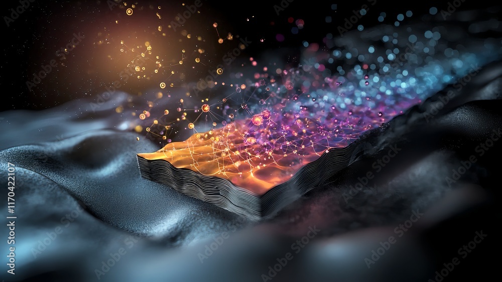 Poster dynamic virtual twin simulation showcasing the quantum phase transitions occurring within a supercon