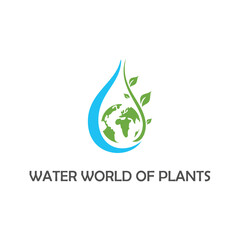 fresh healthy water icon logo design