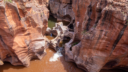 Bourke's Luck Potholes in Moremela on the Panorama Route in South Africa
