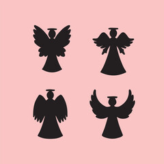 Silhouette Angels Collection for Creative Projects