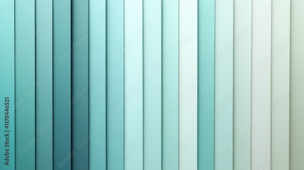 Poster Elegant gradient background with smooth transition from deep teal to soft mint perfect for modern designs and presentations