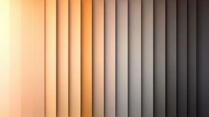 Smooth gradient abstract background with multiple vertical stripes in shades of beige and gray