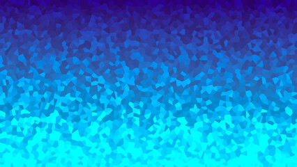 Small polygon style, gradient blue technology abstract background