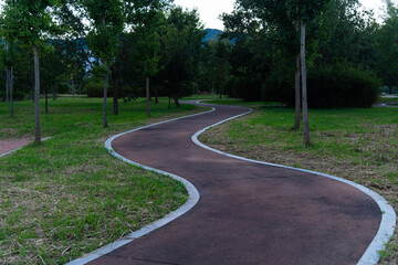walkway in the park