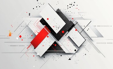 abstract background White and Gray geometric design 