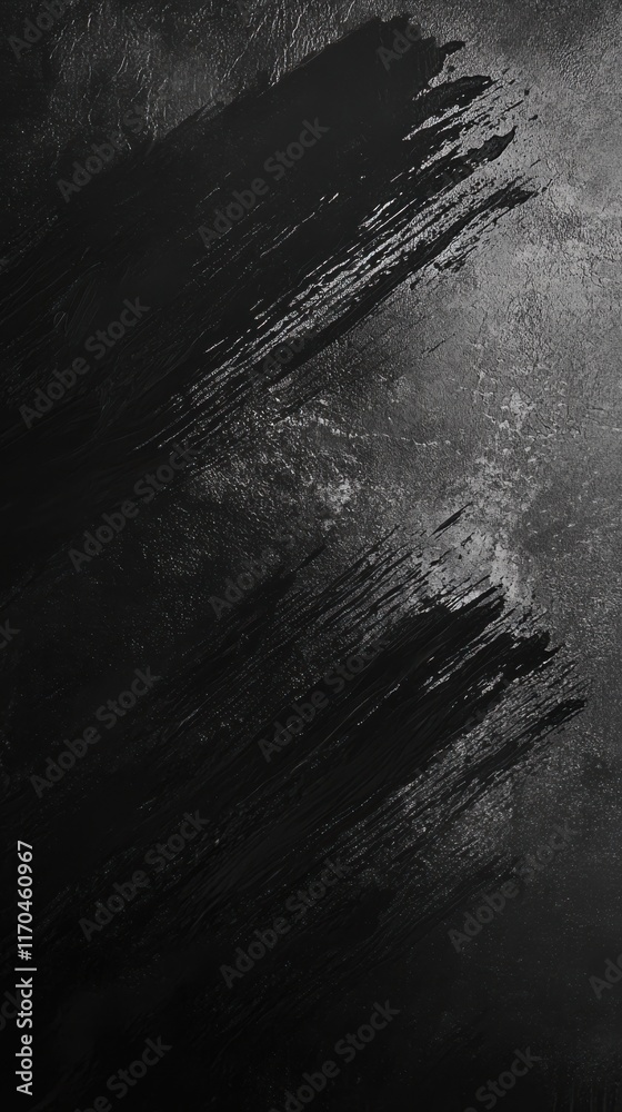 Poster Textured dark charcoal background with abstract brush strokes conveying depth and contrast