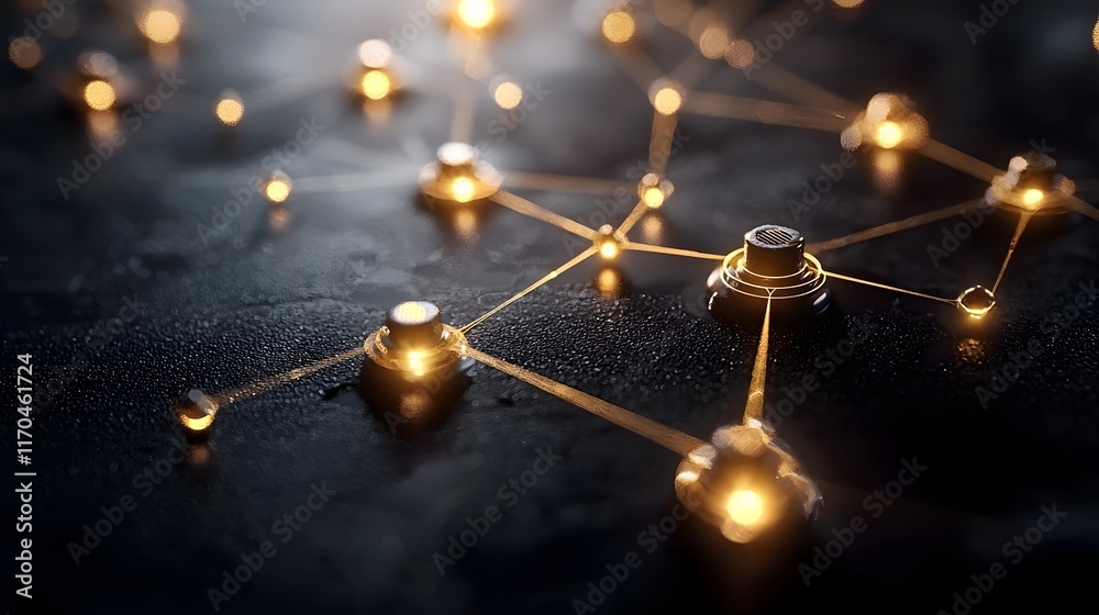 Poster futuristic quantum cloud computing interface showcasing luminous qubit networks seamlessly connectin
