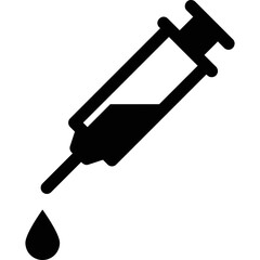 simple vector icon syringe
